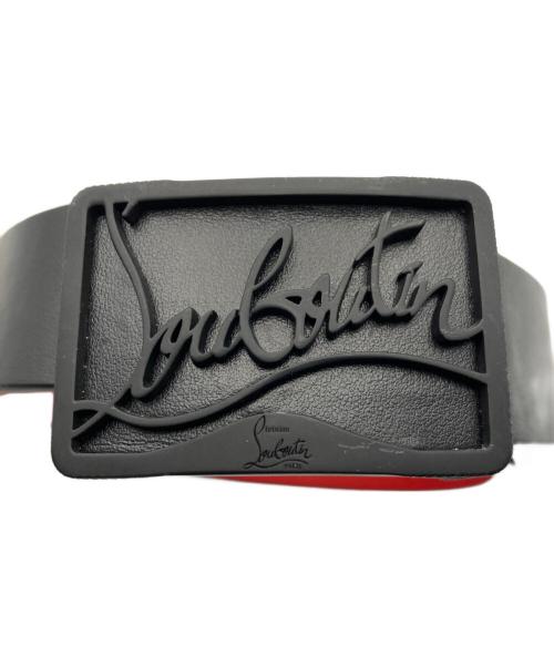 Christian Louboutin（クリスチャン・ルブタン）Christian Louboutin (クリスチャン・ルブタン) RICKY BELT ブラック サイズ:90㎝の古着・服飾アイテム