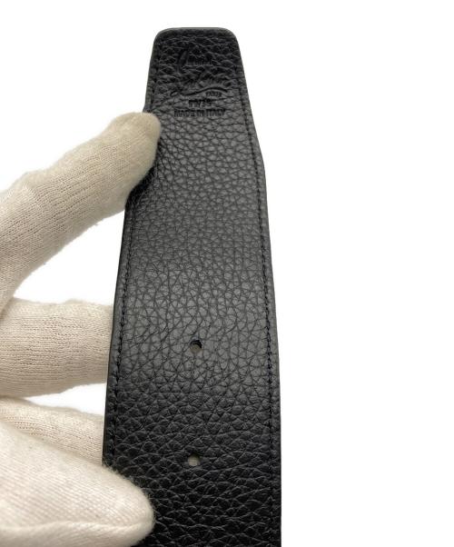 Christian Louboutin（クリスチャン・ルブタン）Christian Louboutin (クリスチャン・ルブタン) CLロゴレザーベルト ブラックの古着・服飾アイテム