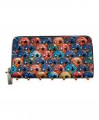 Christian Louboutinクリスチャン・ルブタン）の古着「スタッズロングウォレット」｜マルチカラー