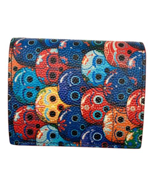 Christian Louboutin（クリスチャン・ルブタン）Christian Louboutin (クリスチャン・ルブタン) スタッズコンパクトウォレット マルチカラーの古着・服飾アイテム