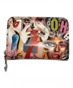 Christian Louboutinクリスチャン・ルブタン）の古着「アートプリントコインケース」｜マルチカラー