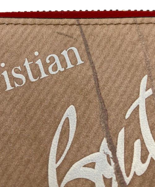 Christian Louboutin（クリスチャン・ルブタン）Christian Louboutin (クリスチャン・ルブタン) クラフトロゴコインケース ベージュの古着・服飾アイテム