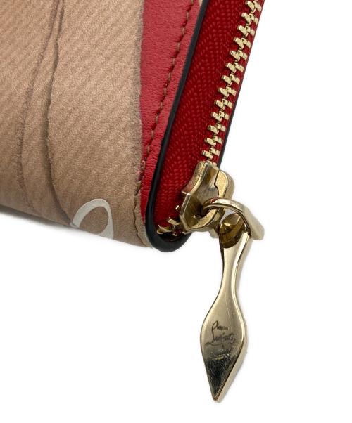Christian Louboutin（クリスチャン・ルブタン）Christian Louboutin (クリスチャン・ルブタン) クラフトロゴコインケース ベージュの古着・服飾アイテム