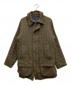 COMME des GARCONS HOMMEコムデギャルソン オム）の古着「ウール縮絨コート」｜グリーン