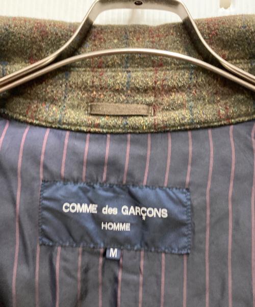 COMME des GARCONS HOMME（コムデギャルソン オム）COMME des GARCONS HOMME (コムデギャルソン オム) ウール縮絨コート グリーン サイズ:Mの古着・服飾アイテム