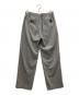 N.HOOLYWOOD (エヌ ハリウッド) WIDE TAPERED EASY SLACKS グレー サイズ:38：13000円