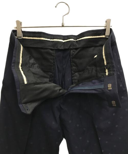 GUCCI（グッチ）GUCCI (グッチ) GGロゴイージースラックス ネイビー サイズ:48の古着・服飾アイテム