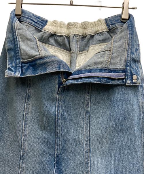 HER LIP TO（ハーリップトゥ）Her lip to (ハーリップトゥ) Wide Hip Beltデニムスカート インディゴ サイズ:Mの古着・服飾アイテム