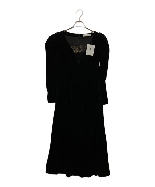 HER LIP TO（ハーリップトゥ）Her lip to (ハーリップトゥ) Royce Velour Long Dress ブラック サイズ:Mの古着・服飾アイテム