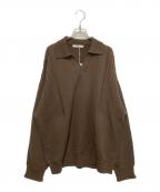 yashikiヤシキ）の古着「ハツユキスキッパーニット」｜ブラウン