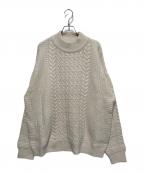 yashikiヤシキ）の古着「Kinshu High NECK Knit」｜ホワイト