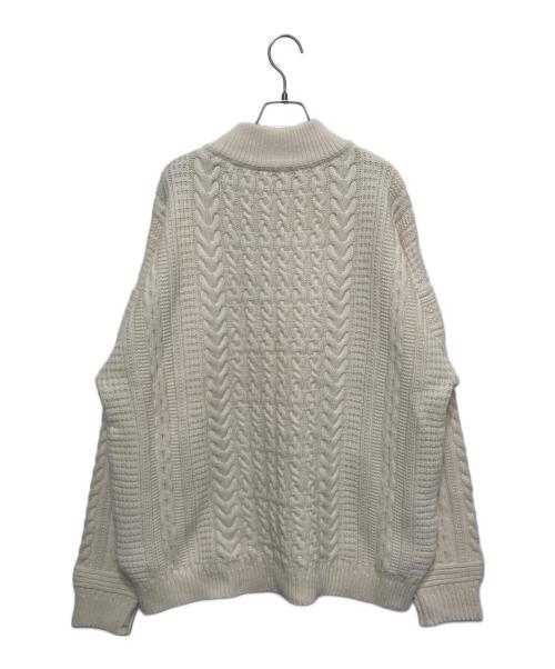 yashiki（ヤシキ）YASHIKI (ヤシキ) Kinshu High NECK Knit ホワイト サイズ:3の古着・服飾アイテム