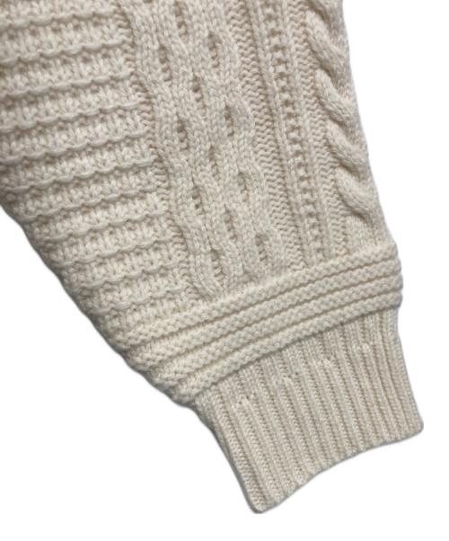 yashiki（ヤシキ）YASHIKI (ヤシキ) Kinshu High NECK Knit ホワイト サイズ:3の古着・服飾アイテム