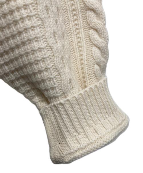 yashiki（ヤシキ）YASHIKI (ヤシキ) Kinshu High NECK Knit ホワイト サイズ:3の古着・服飾アイテム