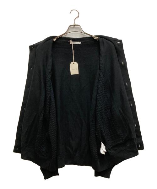 yashiki（ヤシキ）YASHIKI (ヤシキ) hanaakari collar cardigan ブラック サイズ:3の古着・服飾アイテム