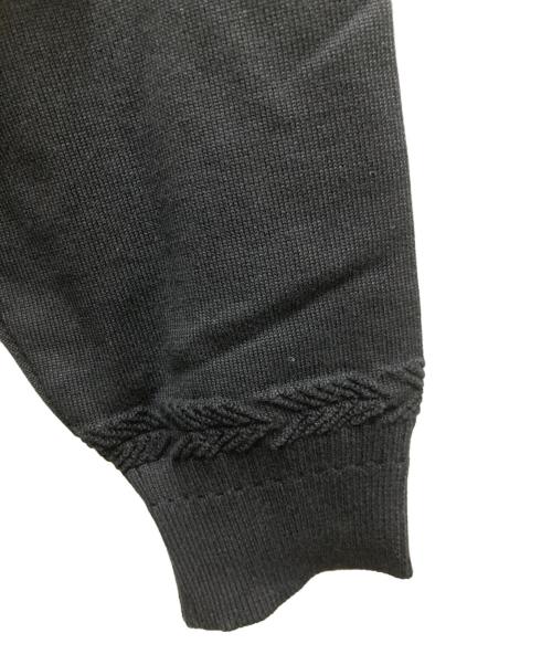 yashiki（ヤシキ）YASHIKI (ヤシキ) hanaakari collar cardigan ブラック サイズ:3の古着・服飾アイテム