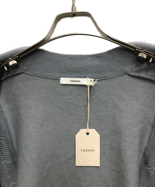 yashiki（ヤシキ）YASHIKI (ヤシキ) Oun Hanten Cardigan ブルーの古着・服飾アイテム