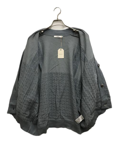 yashiki（ヤシキ）YASHIKI (ヤシキ) Oun Hanten Cardigan ブルーの古着・服飾アイテム