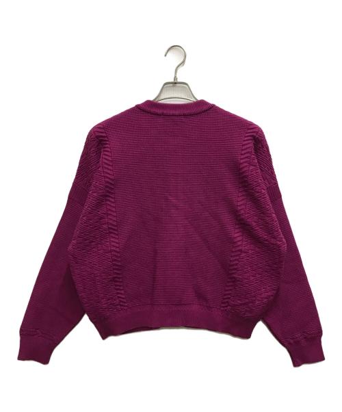 yashiki（ヤシキ）YASHIKI (ヤシキ) Shigure Cardigan パープルの古着・服飾アイテム