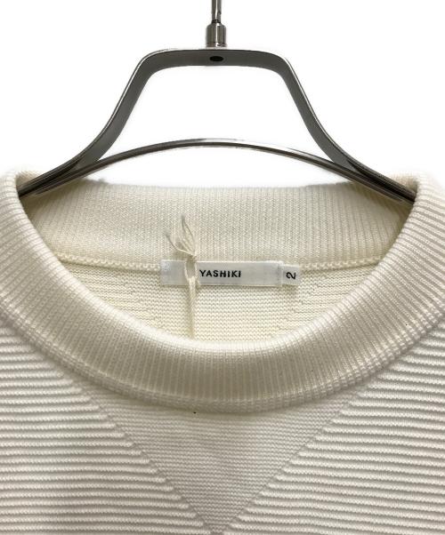 yashiki（ヤシキ）YASHIKI (ヤシキ) Shutei Knit ホワイト サイズ:2の古着・服飾アイテム