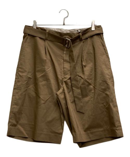 VICTIM（ヴィクティム）VICTIM (ヴィクティム) LINEN WIDE SHORTS ブラウン サイズ:3の古着・服飾アイテム