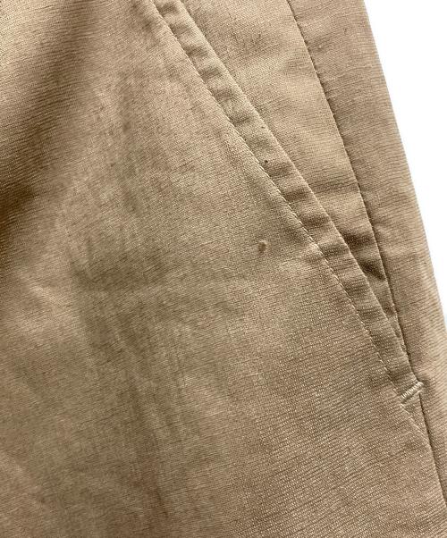VICTIM（ヴィクティム）VICTIM (ヴィクティム) LINEN WIDE SHORTS ブラウン サイズ:3の古着・服飾アイテム