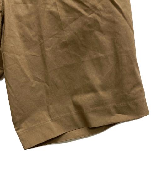 VICTIM（ヴィクティム）VICTIM (ヴィクティム) LINEN WIDE SHORTS ブラウン サイズ:3の古着・服飾アイテム