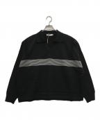 yashikiヤシキ）の古着「Sazanami Skipper Knit」｜ブラック