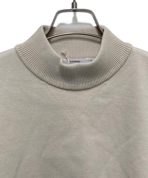 yashiki（ヤシキ）yashiki (ヤシキ) Akisora Mock neck Knit アイボリー サイズ:0の古着・服飾アイテム