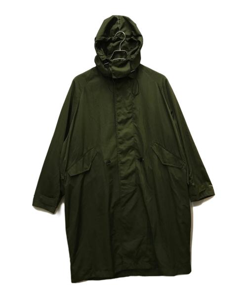 VICTIM（ヴィクティム）VICTIM (ヴィクティム) フーデッドモッズコート グリーン サイズ:Lの古着・服飾アイテム