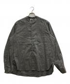 VICTIMヴィクティム）の古着「LINEN BIG SHIRT」｜グレー