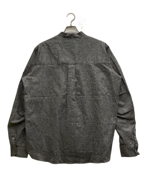 VICTIM（ヴィクティム）VICTIM (ヴィクティム) LINEN BIG SHIRT グレー サイズ:2の古着・服飾アイテム