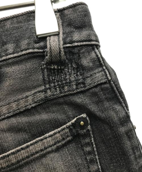 NUMBER (N)INE（ナンバーナイン）NUMBER (N)INE (ナンバーナイン) ダメージスキニーデニム ブラック サイズ:4の古着・服飾アイテム