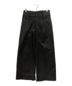Fax copy Expressファックス コピー エクスプレス）の古着「STRUCTURED TAILORED TROUSERS」｜ブラック