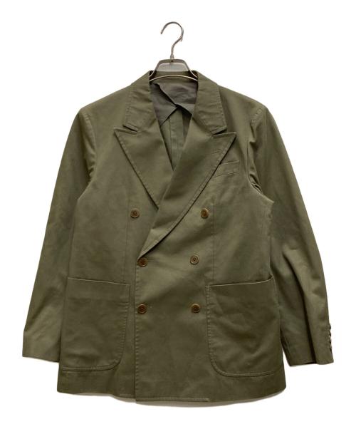 L’ECHOPPE（レショップ）L’ECHOPPE (レショップ) コットンツイルダブルセットアップスーツ カーキ サイズ:Sの古着・服飾アイテム