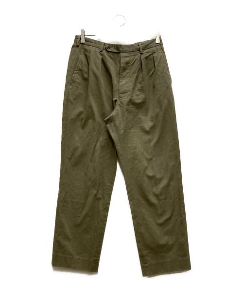 L’ECHOPPE（レショップ）L’ECHOPPE (レショップ) コットンツイルダブルセットアップスーツ カーキ サイズ:Sの古着・服飾アイテム