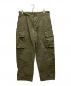 French Armyフランス軍）の古着「M-47カーゴパンツ」｜オリーブ