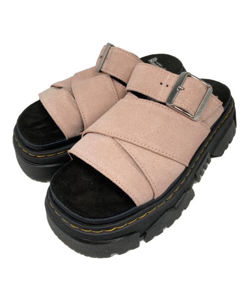 Dr.Martens（ドクターマーチン）Dr.Martens (ドクターマーチン) MATTISON スライド サンダル ピンク×クロ サイズ:US 5の古着・服飾アイテム