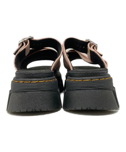 Dr.Martens（ドクターマーチン）Dr.Martens (ドクターマーチン) MATTISON スライド サンダル ピンク×クロ サイズ:US 5の古着・服飾アイテム