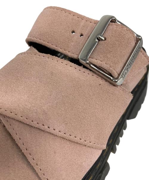 Dr.Martens（ドクターマーチン）Dr.Martens (ドクターマーチン) MATTISON スライド サンダル ピンク×クロ サイズ:US 5の古着・服飾アイテム