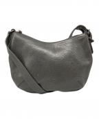 HIROFUヒロフ）の古着「レザーショルダーバッグ」｜グレー