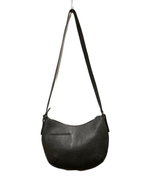 HIROFU（ヒロフ）HIROFU (ヒロフ) レザーショルダーバッグ グレーの古着・服飾アイテム