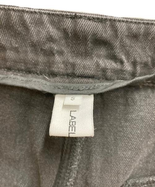 LABELROOM（レーベルルーム）LABELROOM (レーベルルーム) ニッチキールシミター ワイドデニム ブラック サイズ:Sの古着・服飾アイテム