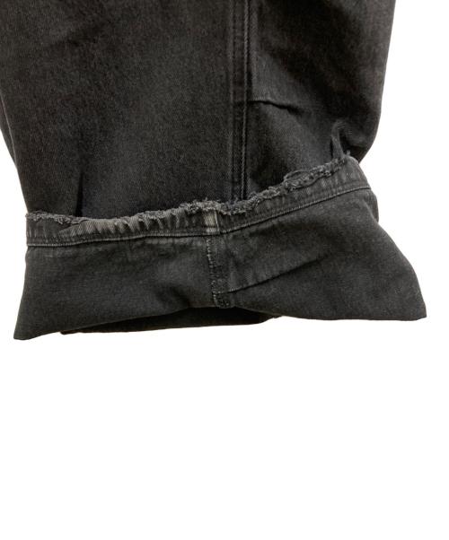 LABELROOM（レーベルルーム）LABELROOM (レーベルルーム) ニッチキールシミター ワイドデニム ブラック サイズ:Sの古着・服飾アイテム