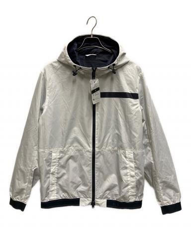 Armani Exchange ホワイトナイロンジャケット XS 中古・古着通販】ARMANI EXCHANGE (アルマーニ エクスチェンジ