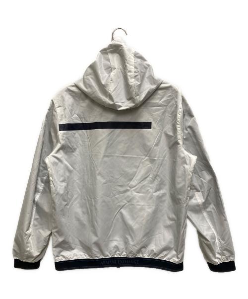 ARMANI EXCHANGE（アルマーニ エクスチェンジ）ARMANI EXCHANGE (アルマーニ エクスチェンジ) ナイロンジャケット ホワイト サイズ:Mの古着・服飾アイテム