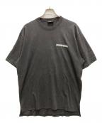 BALENCIAGAバレンシアガ）の古着「ターンロゴプリントTシャツ」｜ブラック