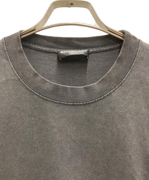 BALENCIAGA（バレンシアガ）BALENCIAGA (バレンシアガ) ターンロゴプリントTシャツ ブラック サイズ:SIZE 3の古着・服飾アイテム
