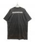 BALENCIAGA (バレンシアガ) ターンロゴプリントTシャツ ブラック サイズ:SIZE 3：35000円
