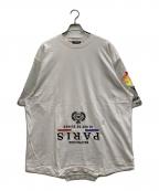 BALENCIAGAバレンシアガ）の古着「ダメージ加工リメイクTシャツ」｜ホワイト